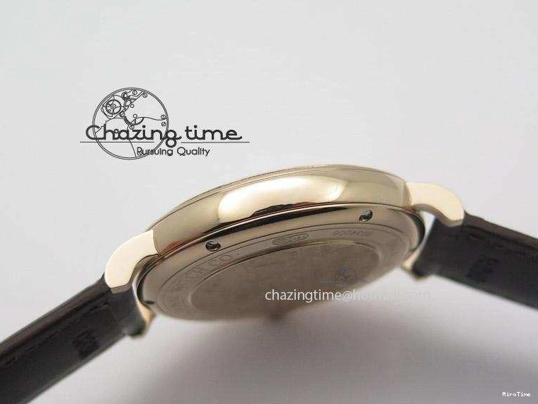 MIROTIME 0425 Modern Portofino SCHAFFHAUSEN RG MKF 1:1 V2 Best Edition White Dial On Brown Leather Strap A 7344